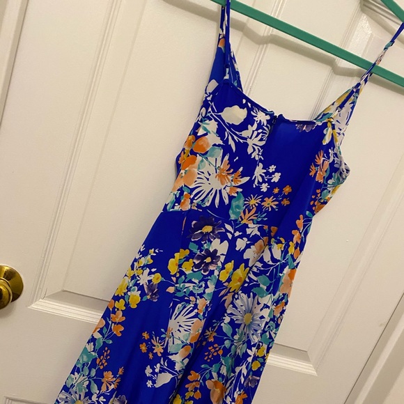 Yumi Kim Dresses & Skirts - Yumi Kim Floral Royal Blue Dress XS